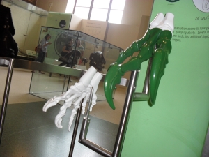 Peo's photo of the three-fingered hand model.