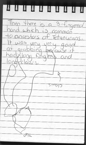 Evolution Journal - Page 11 - Three-Fingered Hand